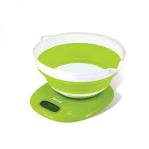 Girmi PS15 Tisch Rund Elektronische Küchenwaage Grün, Weiß