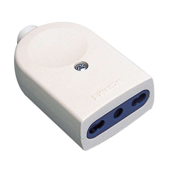 Poly Pool PP0466 2P+T White electrical power plug