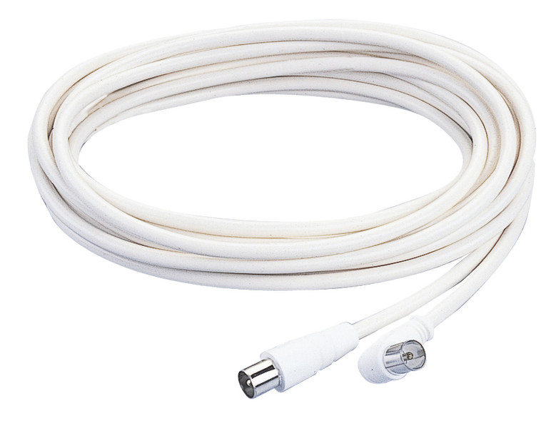 Poly Pool PP0622 5м F Plug F Plug Белый коаксиальный кабель