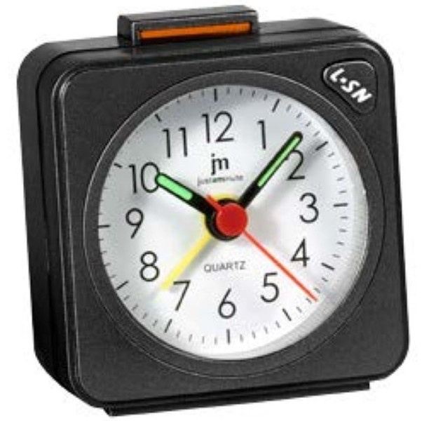 Lowell Justaminute JA7035 Quartz alarm clock Schwarz