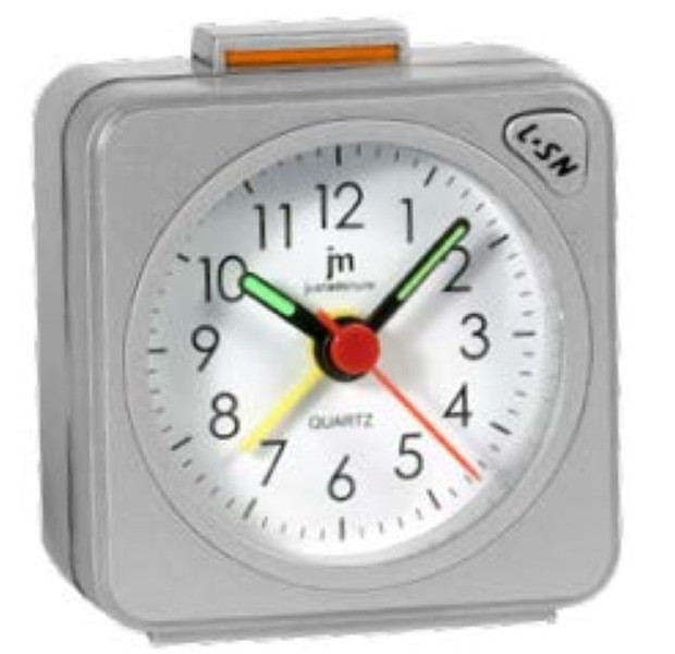 Lowell Justaminute JA7035S Quartz alarm clock Silver