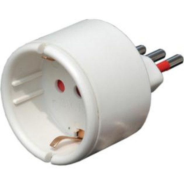 nuovaVideosuono 30/01 Type L (IT) Type L (IT) + Type F (Schuko) White power plug adapter
