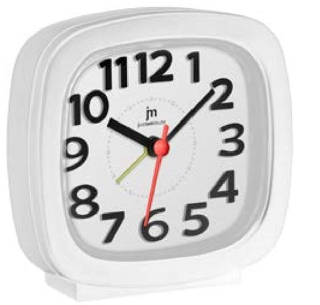 Lowell Justaminute JA7037 Quartz alarm clock White
