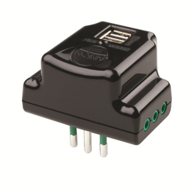 FANTON 87801 Type L (IT) Type L (IT) Black power plug adapter