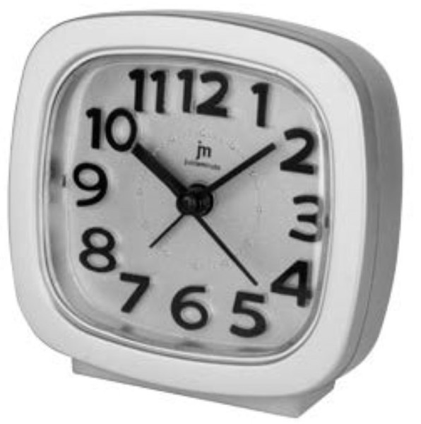 Lowell Justaminute JA7037 Quartz alarm clock Silver