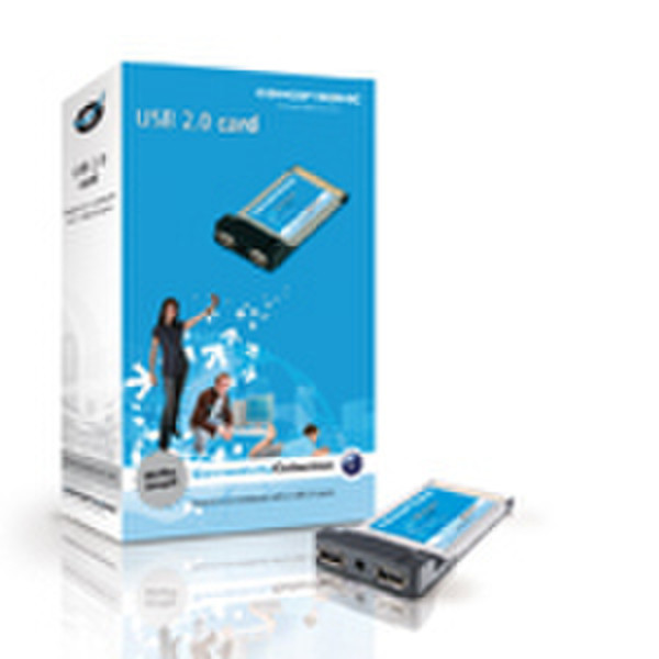Conceptronic 2 Ports USB 2.0 PC Card