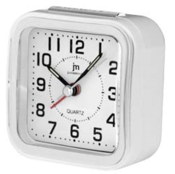 Lowell Justaminute JA7039 Quartz alarm clock White