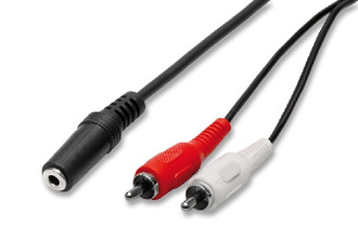 nuovaVideosuono 2/00 1.5m 3.5mm 2 x RCA