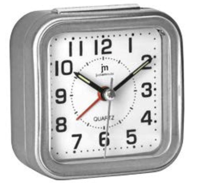 Lowell Justaminute JA7039 Quartz alarm clock Silver