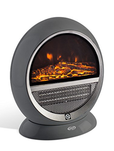 ARGO Pepita Innenraum Freestanding fireplace Elektro Anthrazit, Grau
