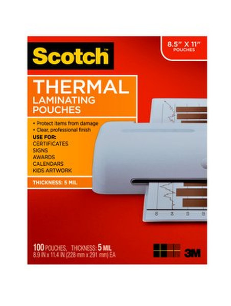 Scotch TP5854-100 100шт ламинирующий карман