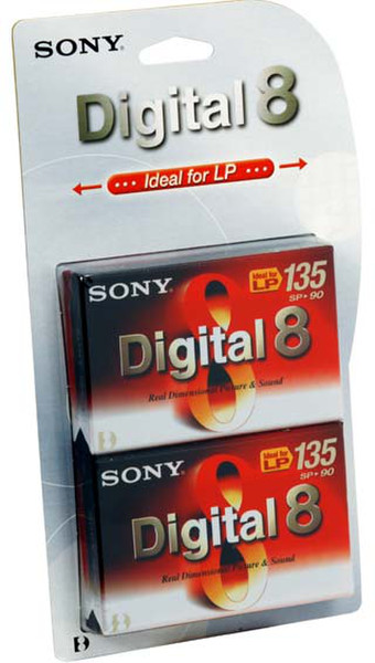 Sony 2N890P-BT Digital8 Tape Digital8 blank video tape