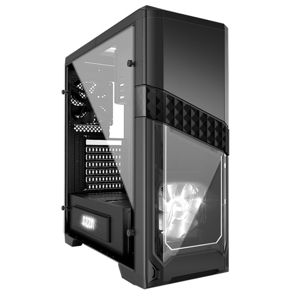 Azza CSAZ-240X Midi-Tower Black computer case