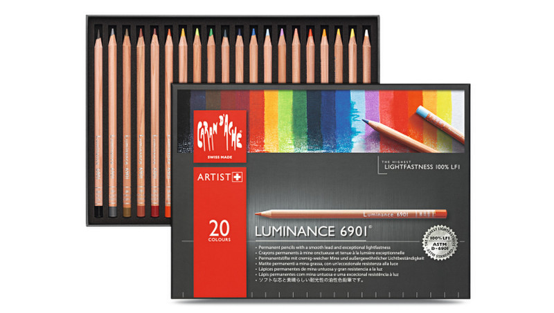 Caran d-Ache Luminance 6901 Мульти 20шт цветной карандаш