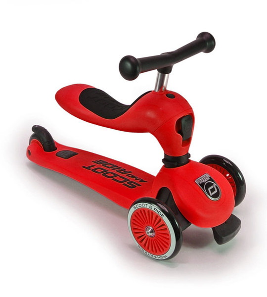 Scoot & Ride Highwaykick 1 Kinder Dreiradroller Rot