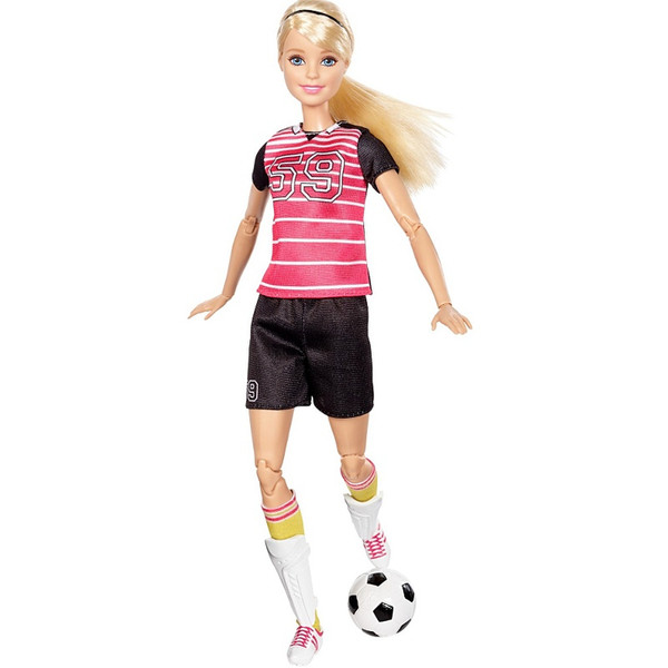 Barbie Soccer Player Разноцветный кукла
