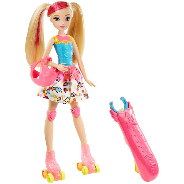 Barbie Light-Up Skates Multicolour doll