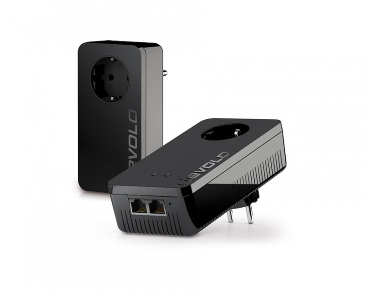 Devolo dLAN pro 1200+ WiFi n 1200Mbit/s Ethernet LAN Wi-Fi Black 2pc(s) PowerLine network adapter