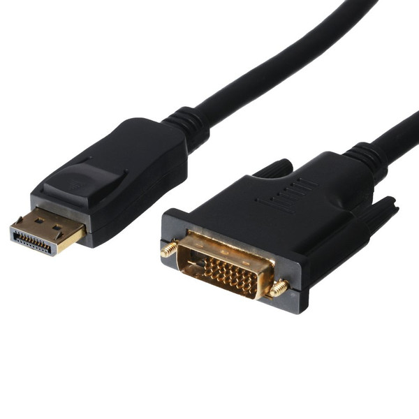 Helos 118886 7.5m DisplayPort DVI Black video cable adapter