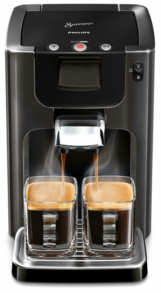 Senseo Quadrante HD7868/20 Freestanding Espresso machine 1.2L 8cups Grey coffee maker