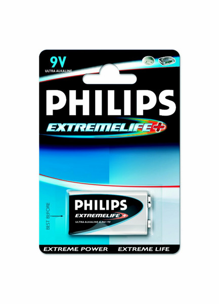 Philips ExtremeLife Батарея 6LR61/12B