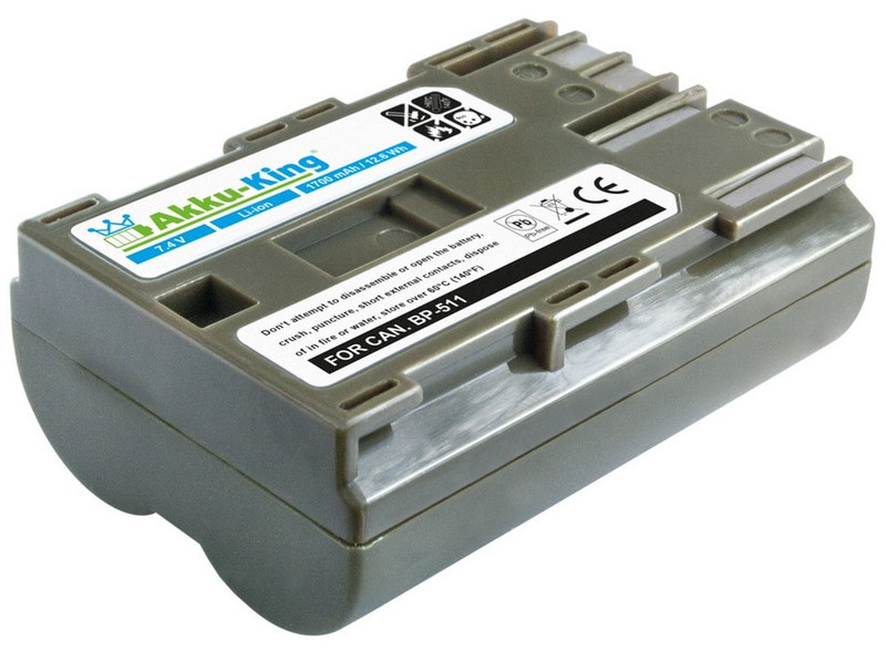 Akku-King 61809 Lithium-Ion 1700mAh 7.4V rechargeable battery