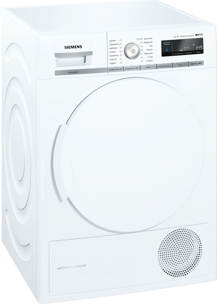 Siemens WT44W5B9 Freestanding Front-load 9kg A++ White tumble dryer