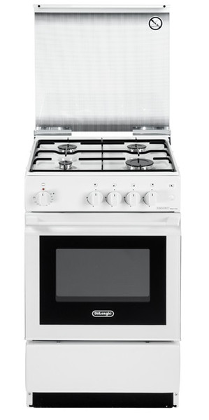 DeLonghi SEW 554 N Freestanding Gas hob B White cooker