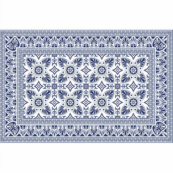 Beija Flor Bella 1pc(s) Rectangle Blue,White placemat