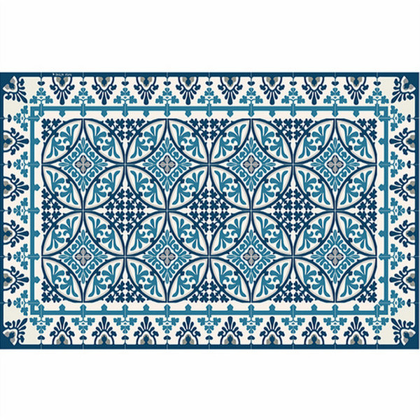 Beija Flor Barcelona 1pc(s) Rectangle Blue,White placemat