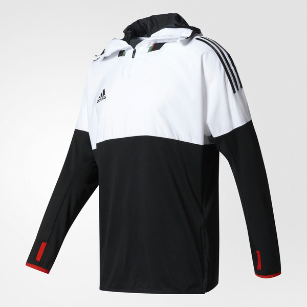 Adidas AZ3587 S Люди Training jacket S Черный, Белый футбольная форма