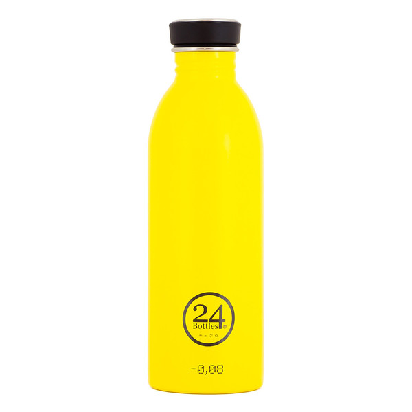 24Bottles Urban Bottle 500ml Edelstahl Gelb Trinkflasche