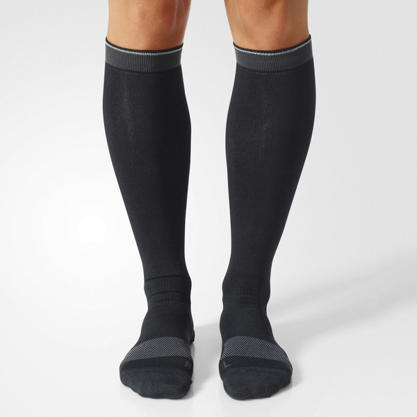Adidas Climachill Running Thin Knee Black,Grey Female Knee-high socks