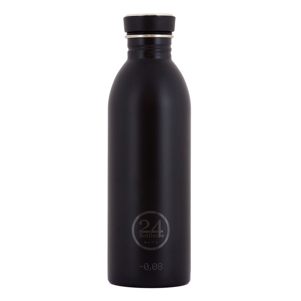 24Bottles Urban Bottle 500ml Stainless steel Black drinking bottle