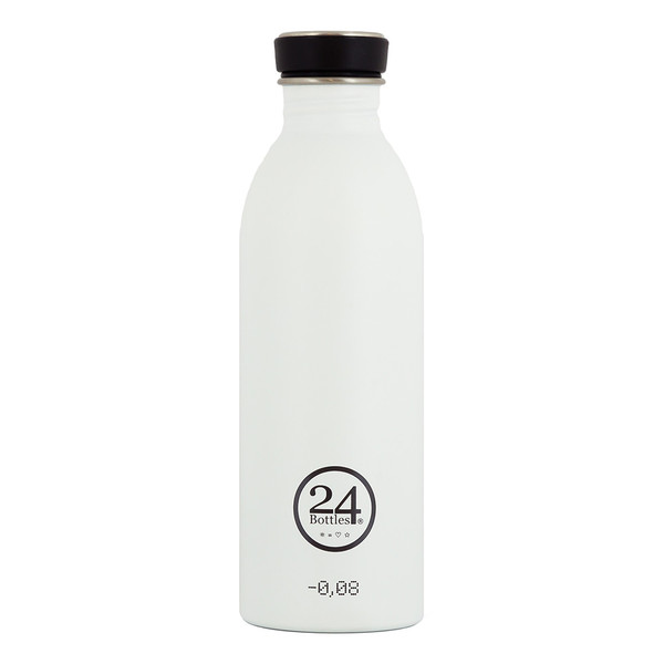 24Bottles Urban Bottle 500ml Edelstahl Weiß Trinkflasche