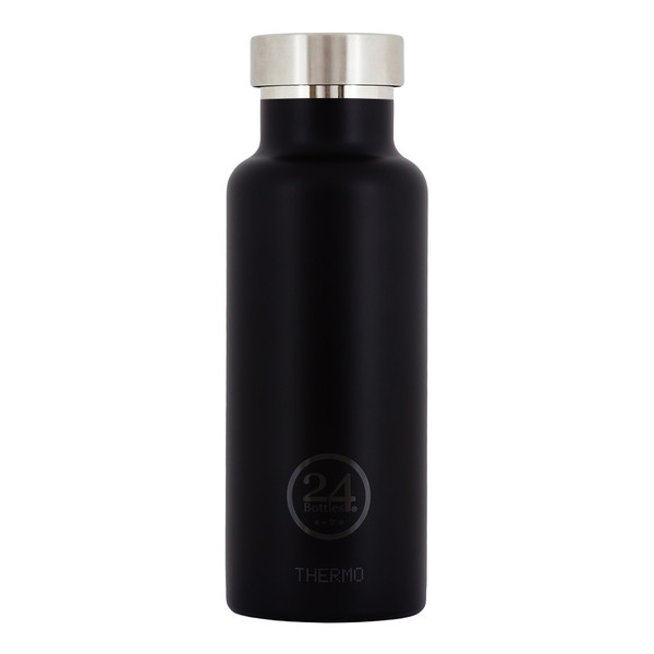 24Bottles Thermo Bottle 500ml Stainless steel Black drinking bottle