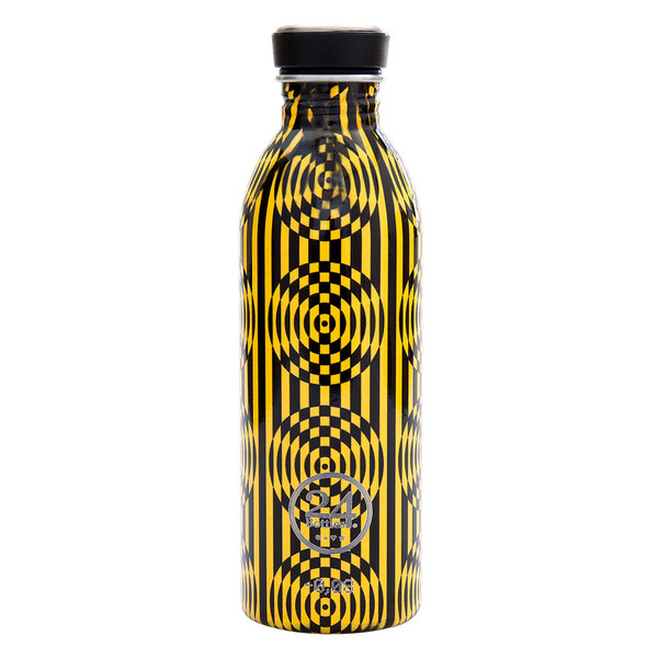 24Bottles Urban Bottle 500ml Stainless steel Black,Yellow drinking bottle