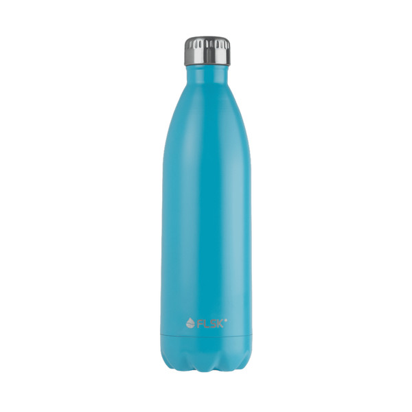 FLSK FL-1000-CM-CRBN-024 1000ml Blue drinking bottle
