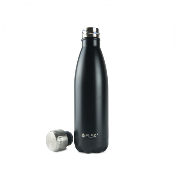 FLSK FL-500-CM-BLCK-002 500ml Stainless steel Black drinking bottle