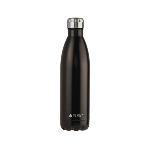 FLSK FL-750-CM-BLCK-012 750ml Edelstahl Schwarz Trinkflasche