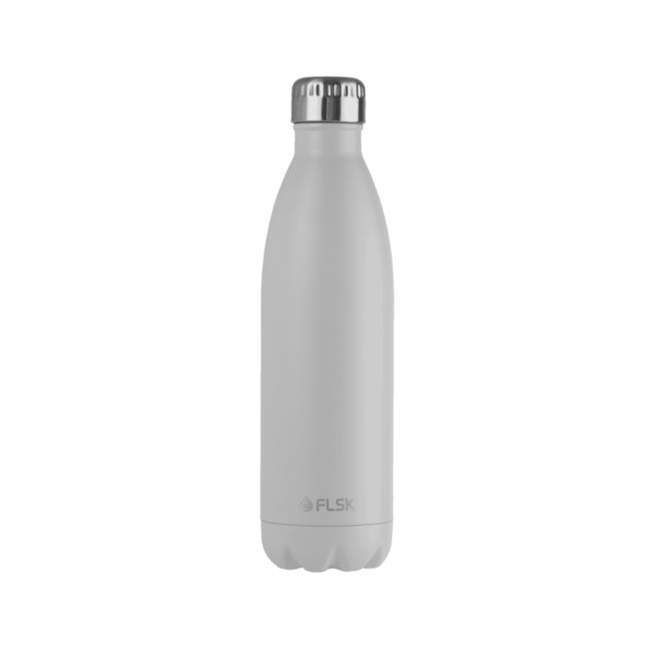 FLSK FL-750-CM-WHTE-011 750ml Edelstahl Weiß Trinkflasche