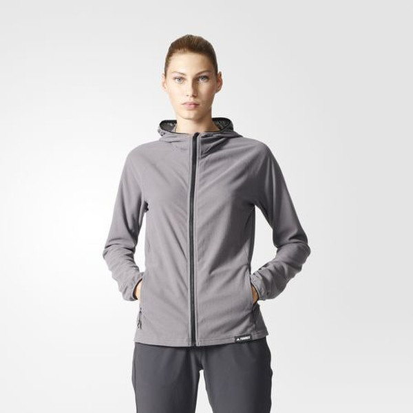 Adidas Terrex Women's fleece jacket м Эластан, Полиэстер Серый