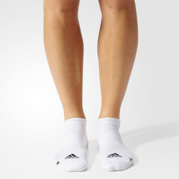 Adidas S96260 40/42 Black,White Unisex No-show socks