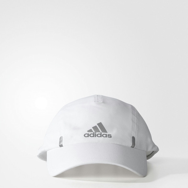 Adidas Climalite Running Female Baseball cap Elastane,Polyester White