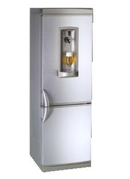 EDY HOME PUB freestanding Stainless steel fridge-freezer