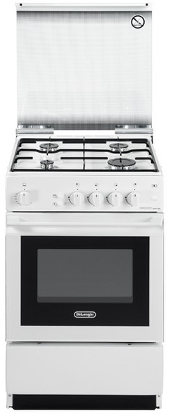 DeLonghi SGGW 554 N Freestanding Gas hob A White cooker