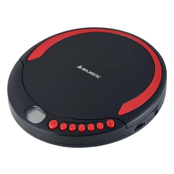 New Majestic DM-1550 Portable CD player Black,Red