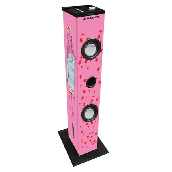 New Majestic TS-86 BT USB SD AX 20W Pink loudspeaker