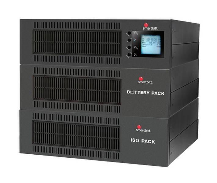Smartbitt RT ISO 6KVA Double-conversion (Online) 6000VA Tower Black uninterruptible power supply (UPS)