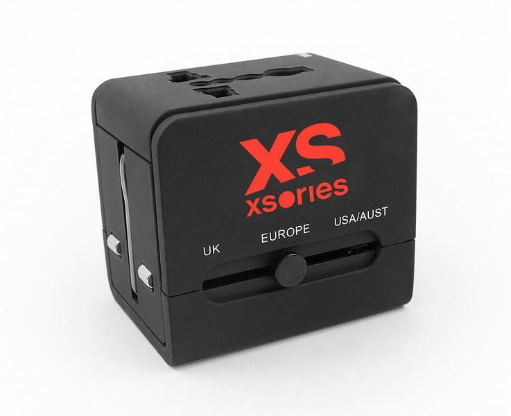 XSories ROAMX CUBE Универсальный Универсальный Черный адаптер сетевой вилки